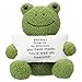 Hollowfly 984 Inch Positive Funny Cute Frog Stuff Active Support Gifts Motivational Gifts for Women Men Coworker Teacher Christmas Birthday Creative Plush Frog Holding Pillow Gift Positive Decor - Image 2