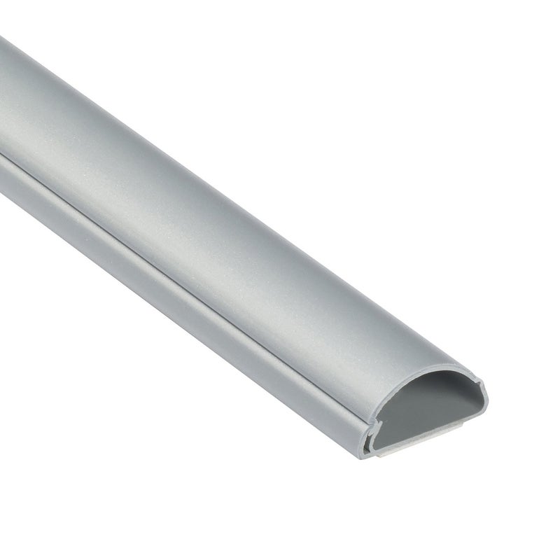 D-Line DLine Cord Cover Decorative Wall Cord Hider Paintable Cable Concealer Cable Raceway Wire Cover Wall Mounted TV Wire Hider Electrical Cable Management 118in W x 059in H x 39in Length Gray - Image 2