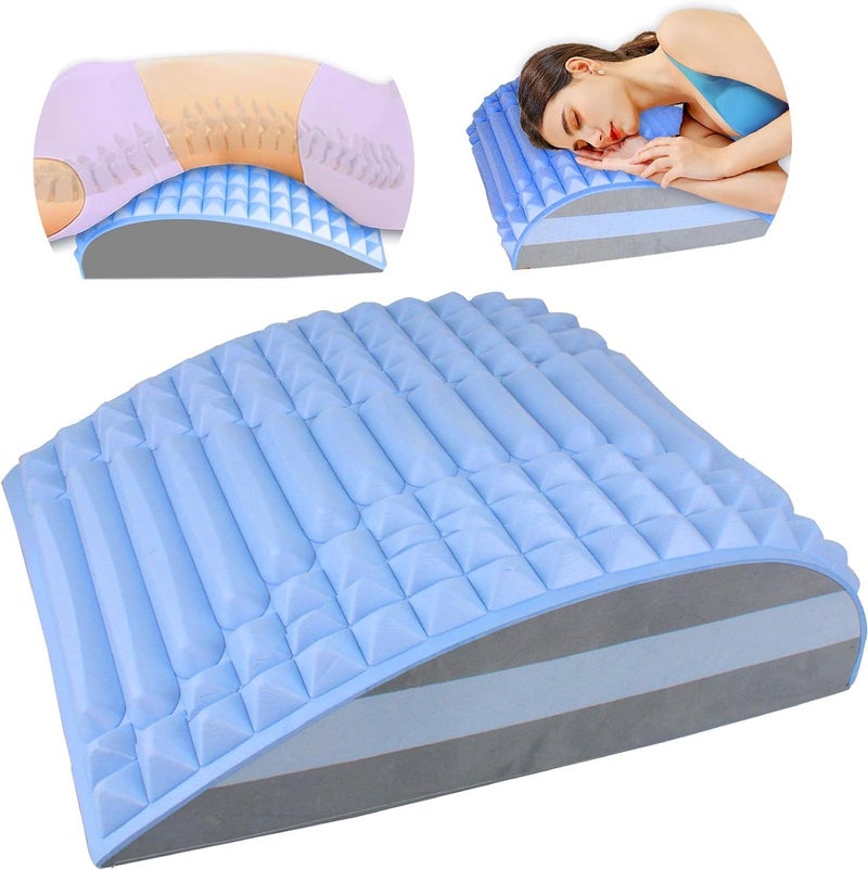 Ncry Back Stretcher Made of Lightweight EVA Material Ergonomically Designed Back Neck Stretcher Neck Pain Relief Pillow Spine Stretcher for Tension and Back PainPack Of 1 - Image 1