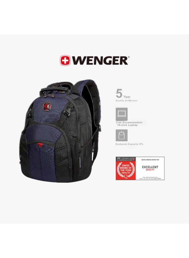 Wenger Swiss Army Knife 16-inch Laptop Bag, Business Commute Backpack, High-end Feel, 606486 - Image 1