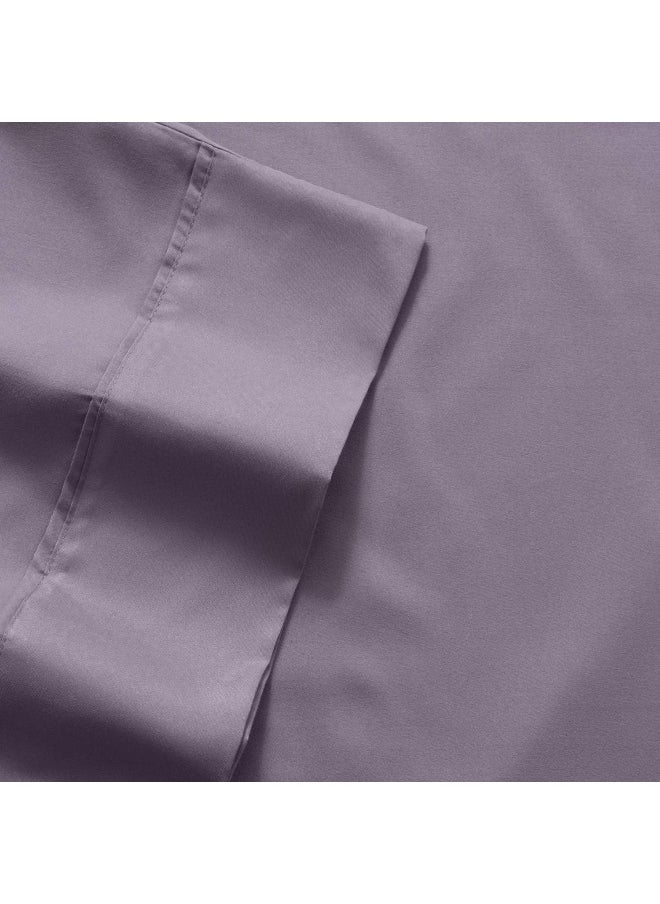 Sweet Home Collection Sweet Home Collection Queen s Plum - 6 Piece 1500 Supreme Fine Brushed Microfiber Deep Pocket Queen Set Bedding  - Image 5