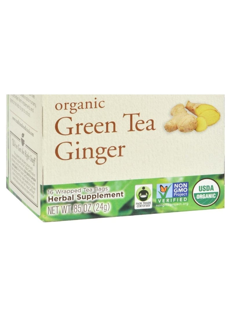 Tm Traditional Medicinals Green Tea Bags - 16 Bags - Image 2