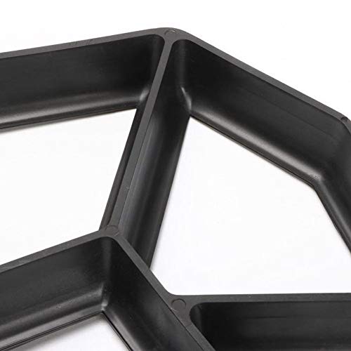 VanSmaGo Walk Maker, Pathmate Stone Moldings Paving Pavement Concrete Molds Stepping Stone Paver Walk Way Mold for Patio, Lawn & Garden(Big Size:16.9 x 16.9 x 1.6 inch) - Image 4