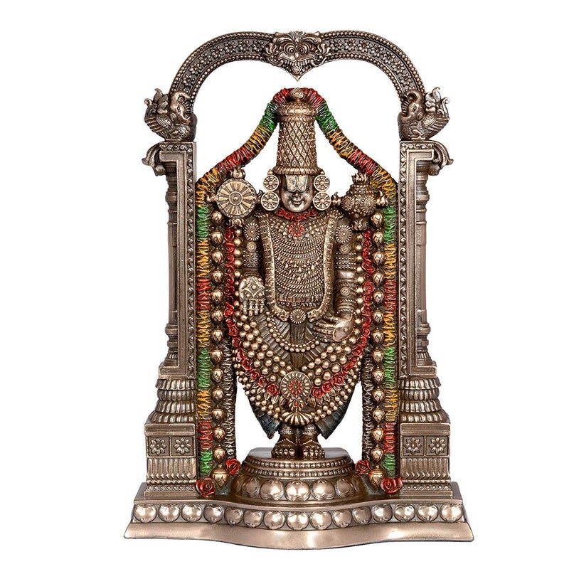 Idol Collections Dattatreya Cold Cast Venkateswara as Balaji at Height : 8.5" | Home Decor - Image 3