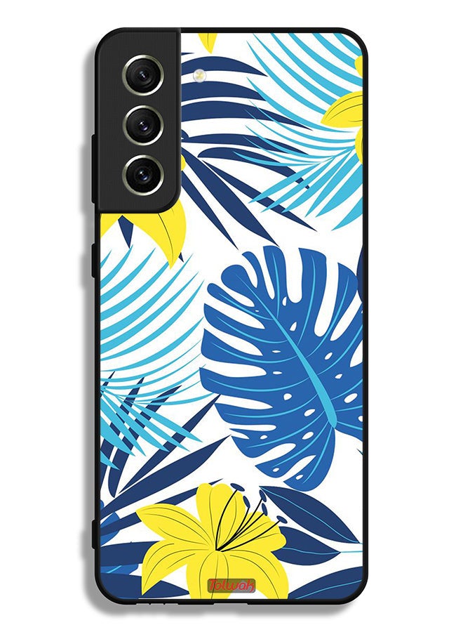Tolwak Samsung Galaxy S21 FE 5G Protective Case Cover Feather And Flower Art - Image 3
