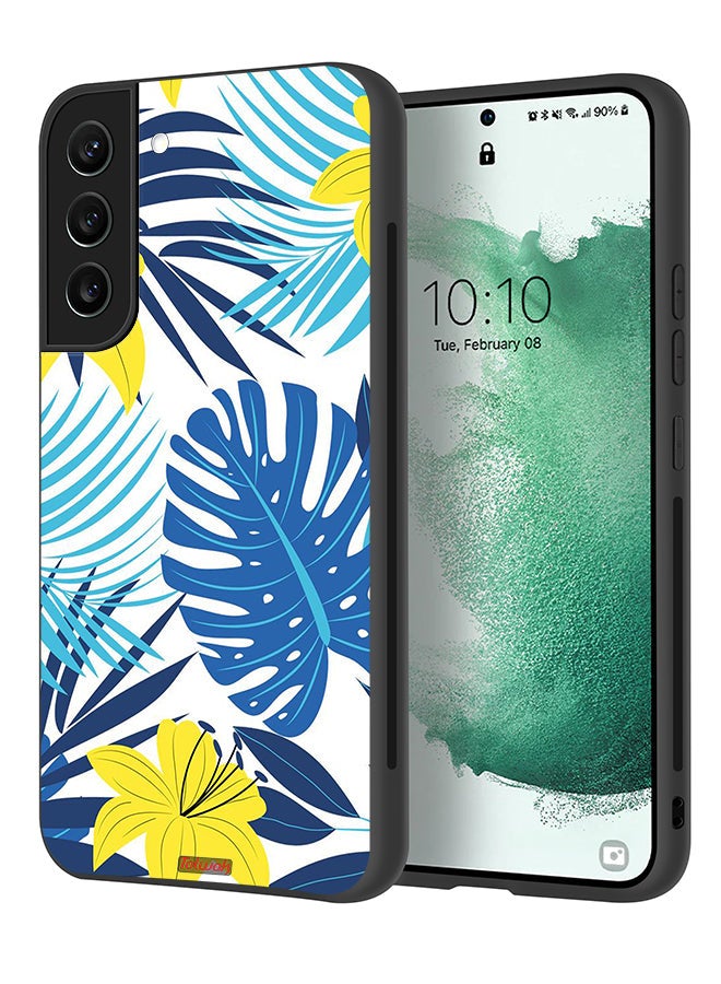 Tolwak Samsung Galaxy S21 FE 5G Protective Case Cover Feather And Flower Art - Image 1
