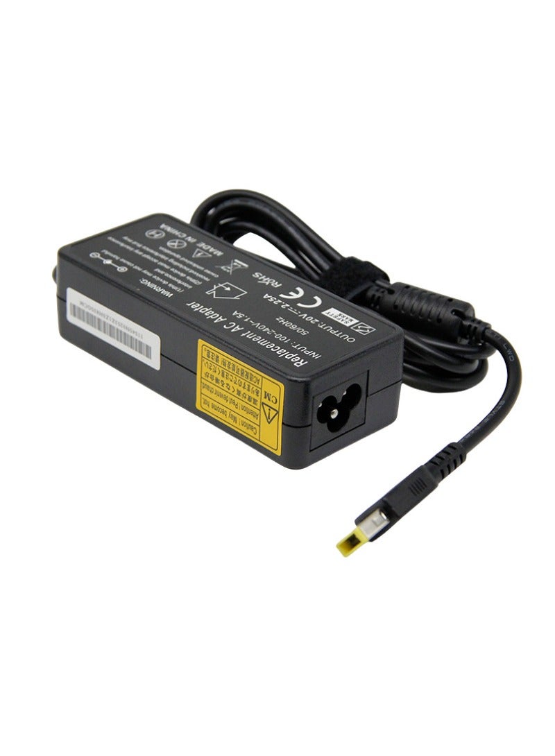 مناسب لشاحن الكمبيوتر المحمول Lenovo 20V2.25A 45w محول طاقة بمنفذ مربع - Image 2