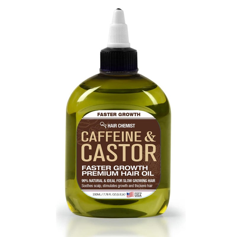 Hair Chemist, Oil, 7.1 oz - Caffeine and Castor Faster Growth Hair Oil for Unisex Adult - Image 1