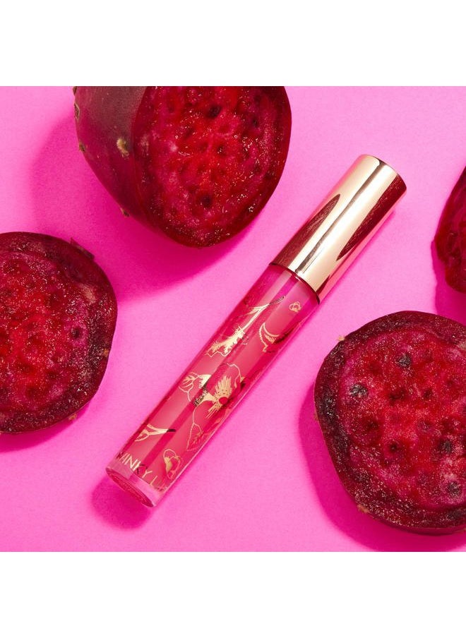 Winky Lux Fruity Gloss pH Lip Stain, Non Sticky Lip Gloss, Tinted Lip Oil, Lip Lacquer, Yummy Fruit Lipgloss, Jojoba Oil for Hydration & Shine, Prickly Pear  - Image 5