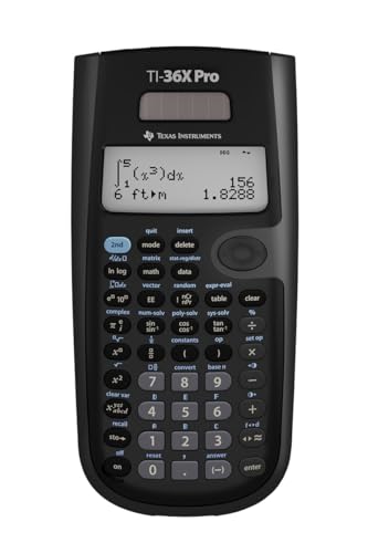 Texas Instruments TI36X Pro EngineeringScientific Calculator 97 Inch Black - Image 1