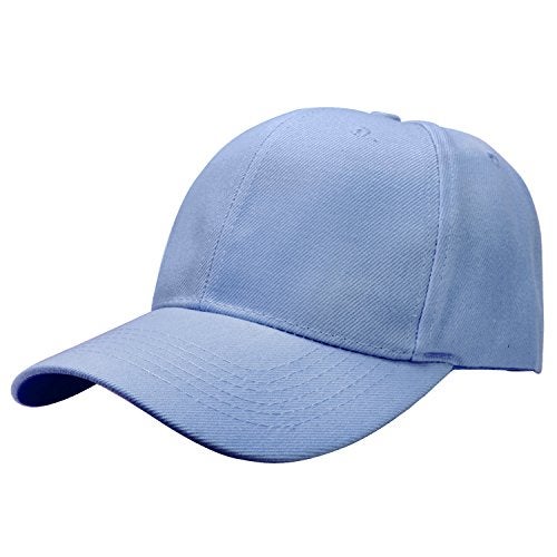Falari Baseball Cap Adjustable Size for Running Workouts and Outdoor Activities All Seasons (1pc Sky Blue) - Image 1