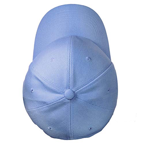 Falari Baseball Cap Adjustable Size for Running Workouts and Outdoor Activities All Seasons (1pc Sky Blue) - Image 4