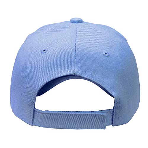 Falari Baseball Cap Adjustable Size for Running Workouts and Outdoor Activities All Seasons (1pc Sky Blue) - Image 3