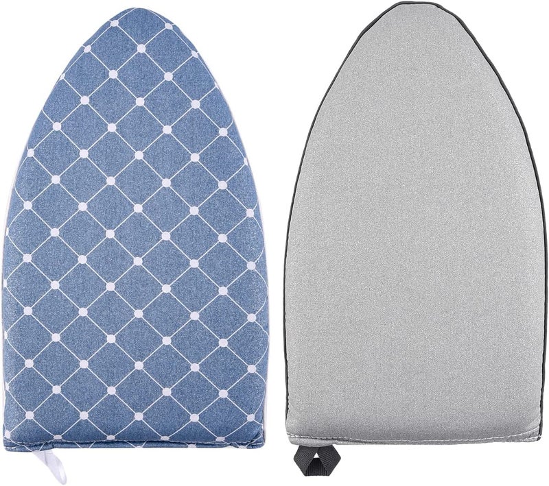 Swabs Handheld Ironing Board Handy Mini Iron Board Handheld Mini Ironing Board Handheld Thick Padding Waterproof Anti Steam Ironing Boards Garment Steamer Iron Gloves with Finger Loop 1 pcs - Image 1