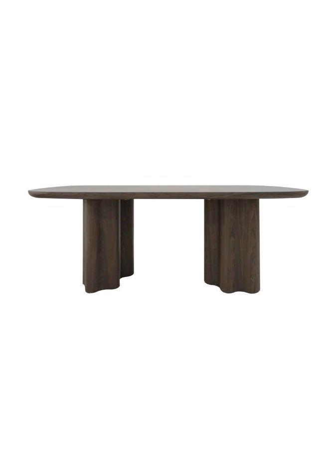 Baytonia Melissa Dining Table for 6 People - Brown - Image 3