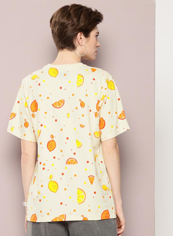 Dillinger Women Oversized Graphic Printed Oversized T-Shirt - Image 3