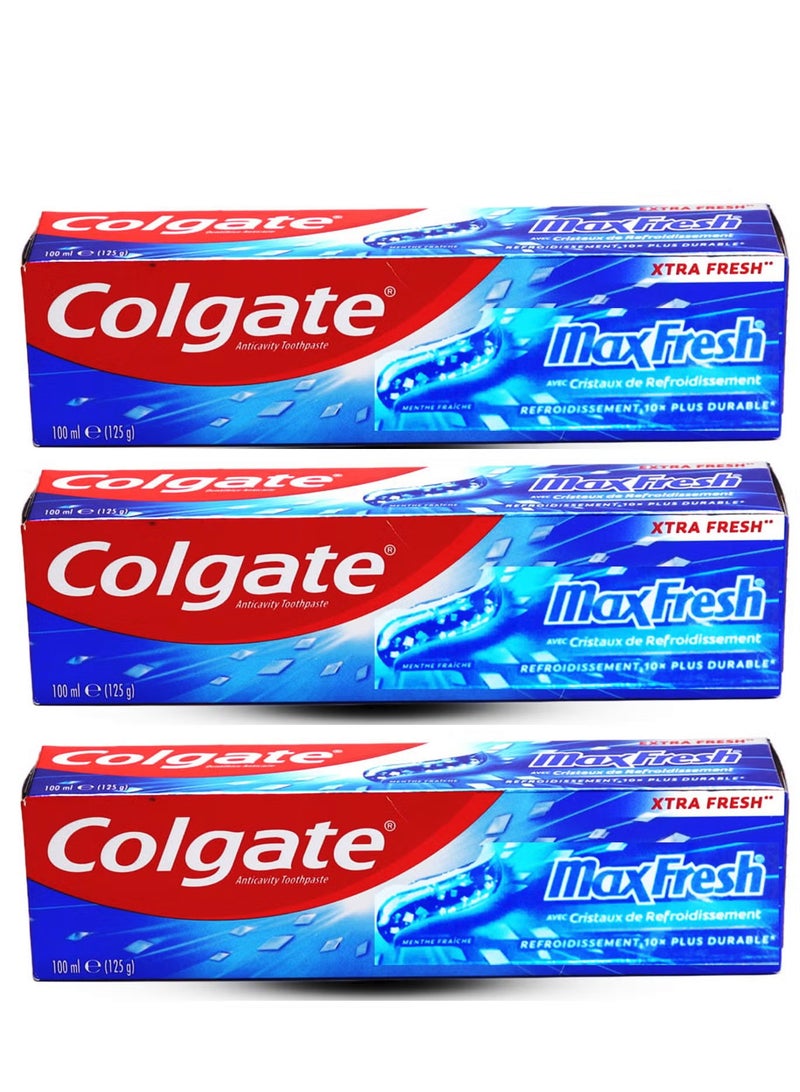كولجيت 3 عبوات من معجون كولجيت ماكس كولينج كريستالز 100 مل - Image 2