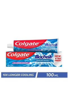 Colgate Colgate Pack Of 3 Max Fresh Cool Mint Toothpaste with Cooling Crystals 100ml  - Image 2