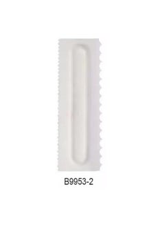 Generic 15款奶油刮板梳 塑料刮板翻糖蛋糕花纹造型工具套装烘焙工具-颜色:B9953—2  - Image 1