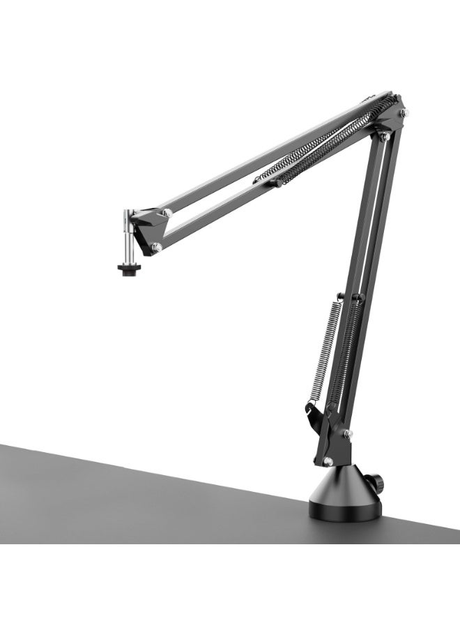 Majesty Microphone Arm 360 Degree Rotation | Mic Stand for Podcasting, Streaming, Recording, Gaming, and Content Making | Internal Cable Management | Anti-Vibration Stand Holds Up to 1.5kg - Black - Image 1