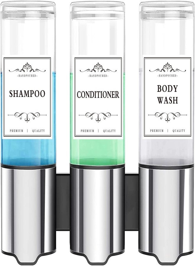 DNSEN 36 PCS Printed Waterproof Labels for Shampoo and Conditioner Bottles,Bathroom Soap Dispenser Organization Label Stickers White - Image 4