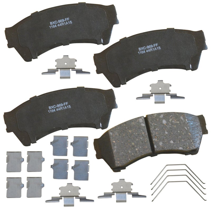 Bendix Premium SBC1164 Ceramic Front Brake Pads for Ford Fusion 2012-2006, Lincoln MKZ 2012-2007, Zephyr 2006, Mazda 6 2013-2006, Mercury Milan 2011-2006 - Image 3