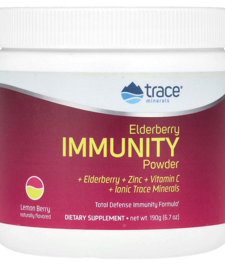 Elderberry Immunity Powder Lemon Berry  6.7 oz (190 g)
