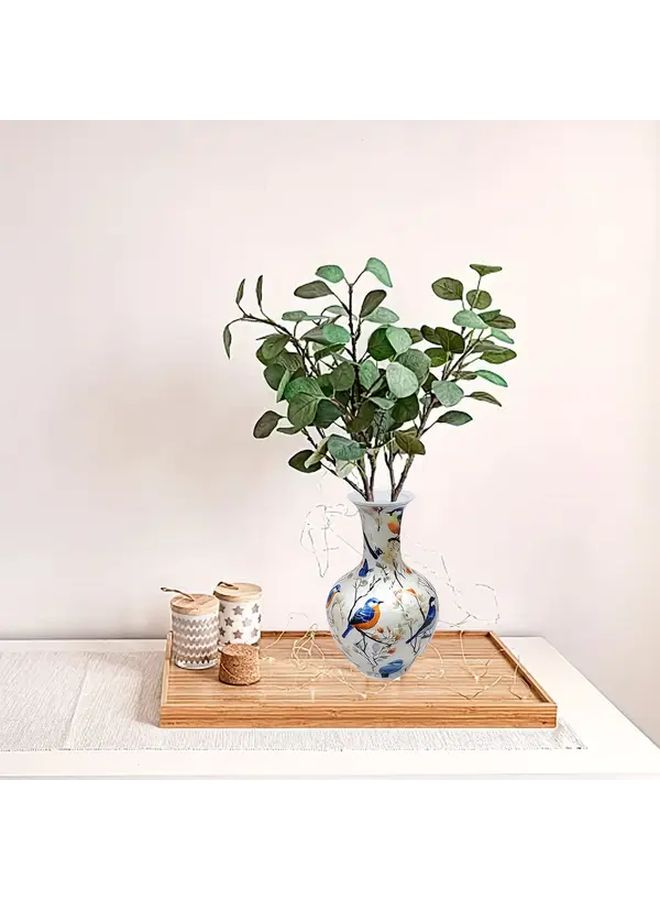 3D Puzzle Vase Model SH1696 Ten Birds Red Ship Home Office Decor Gift - Image 5