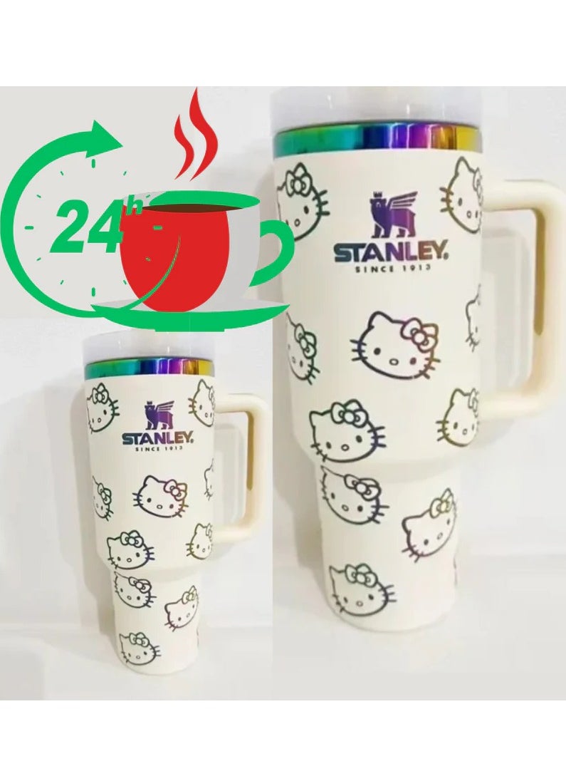 Stanley - Hello Kitty Stanley Tumbler 40 Oz Quencher H2.0 FlowState - Image 1