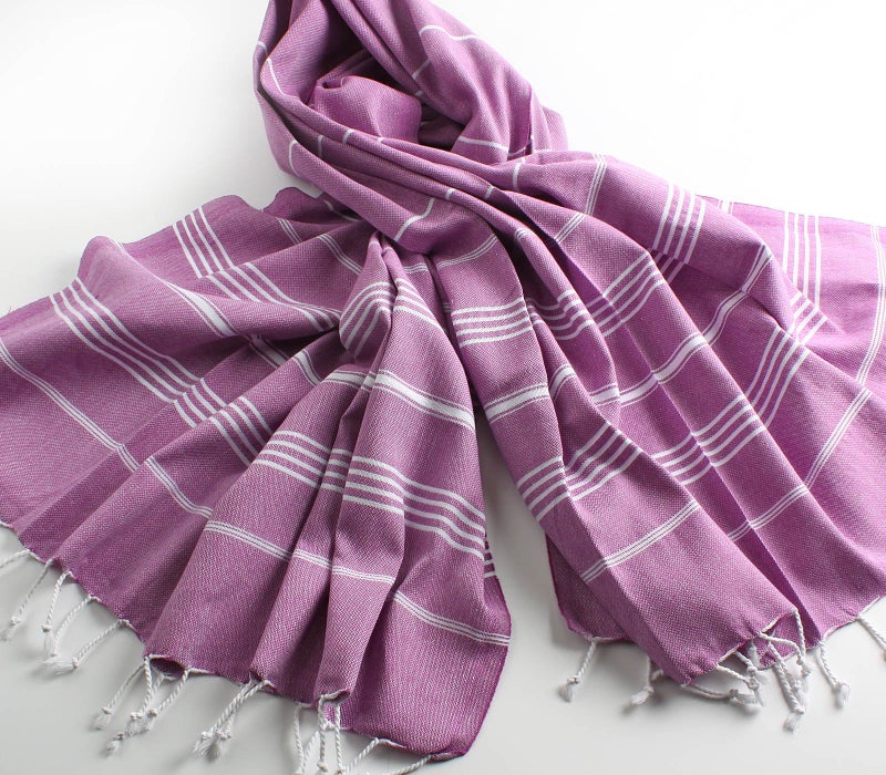 Cacala Lightweight and Thin Turkish Beach Towel 100% Cotton Sand-Free and Quick-Drying Goodness Perfect as an Extra Large Travel Towel, Beach Accessory, or Gift for Beach Lovers, 37 x 70 - Image 2