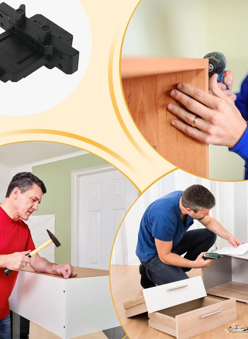 GGOOT Cabinet Hardware Jig - Adjustable Hardware Jig Installation Tool - Hardware Auxiliary Installer Installation Positioner for Basic Cabinets Overhead Cabinets - Image 4