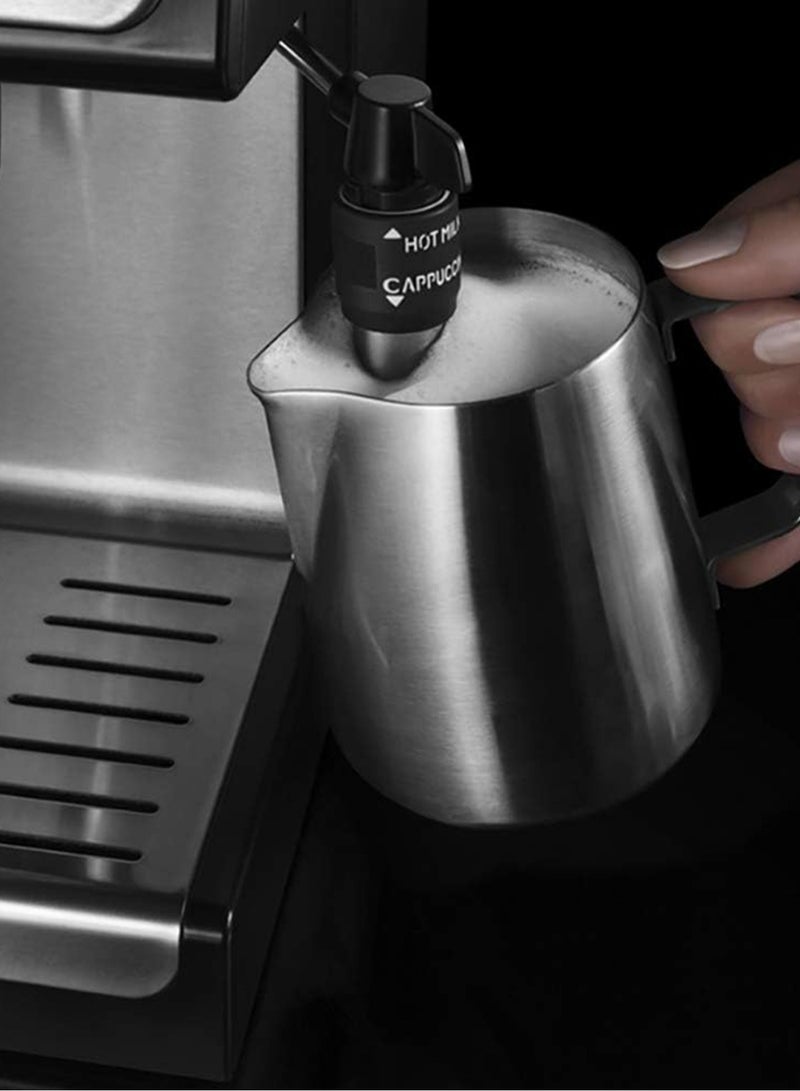 Manji Milk Creamer Frothing Pitcher Stainless Steel Coffee Cup Jug Latte Espresso Steaming Cappuccino Cup - Image 3