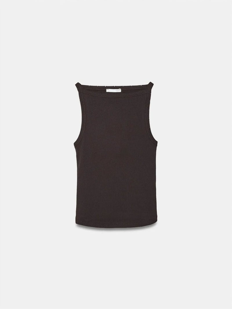 DILVIN Ribbed Cotton Halterneck Blouse - Image 5