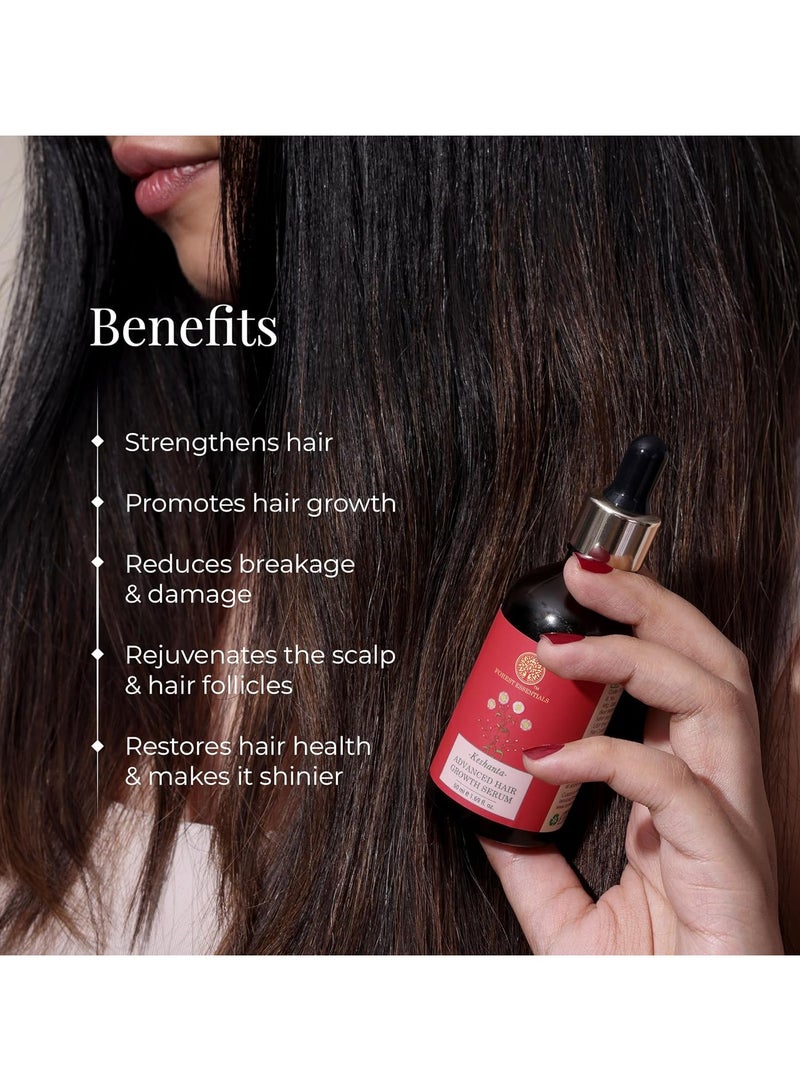 فورست اسينشالز كيشانتا سيروم كيشانتا المتقدم لنمو الشعر | سيروم الايورفيدا لتقليل تساقط الشعر | زيت طبيعي لنمو الشعر | سيروم أيورفيدا لفروة الرأس، 50 مل - Image 3