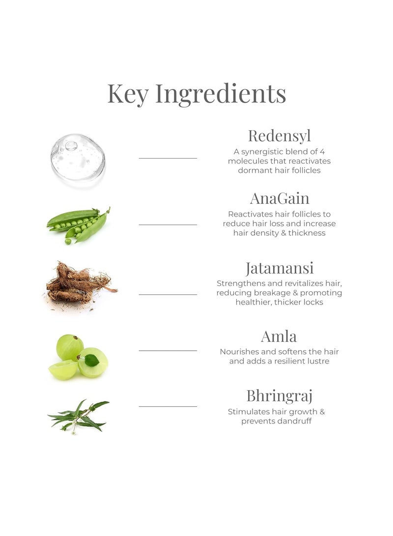 فورست اسينشالز كيشانتا سيروم كيشانتا المتقدم لنمو الشعر | سيروم الايورفيدا لتقليل تساقط الشعر | زيت طبيعي لنمو الشعر | سيروم أيورفيدا لفروة الرأس، 50 مل - Image 4