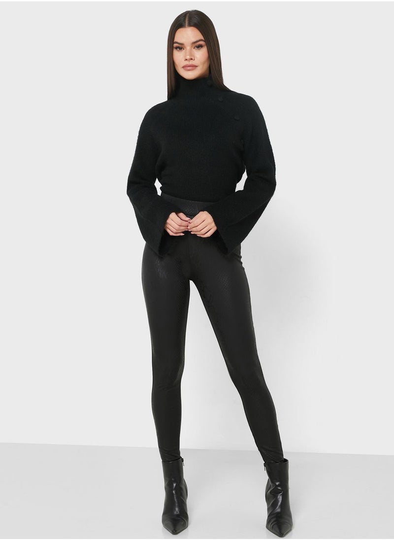 ONLY - High Waist Leggings - Image 1