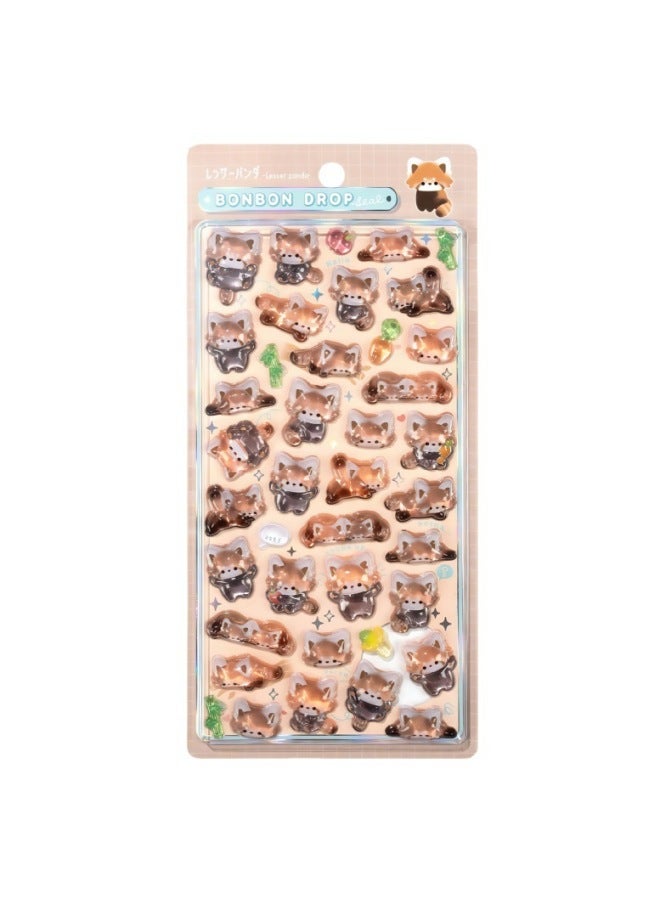 Flash Hot Shimmer Stickers 3d Relief Stickers Solid Children's Cartoon Animal Crystal Phone Case Decorations - Image 1