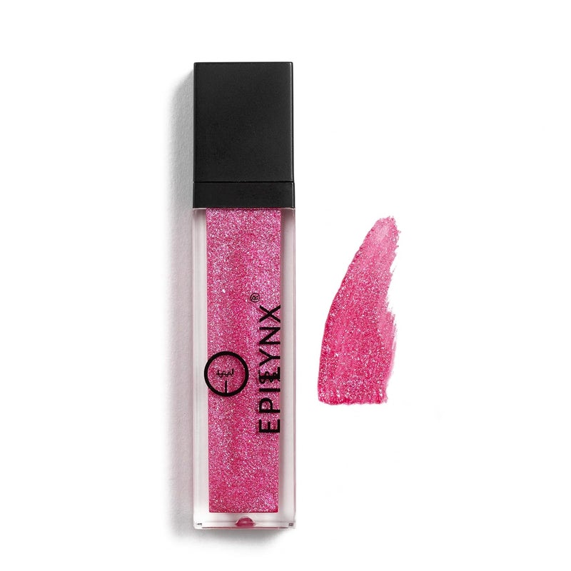 Vegan Glitter & Matte Liquid Lip Gloss - Moisturizing Formula for Hydration & Long Lasting Wear - Cruelty Free, Paraben Free, Gluten Free - Sweet Tooth Fuchsia Pink by Dr. Liia