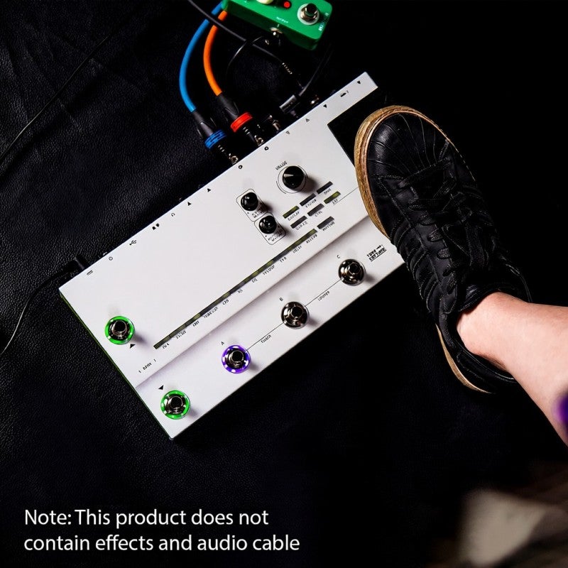 Guitar Multi Effects Pedal: White UK Plug, Professional Versatile With 180+ Effects, Advanced Modeling Tech - High-Definition Cab Experience, Tone Capture Function for Professional Musicians & Guitar - Image 2