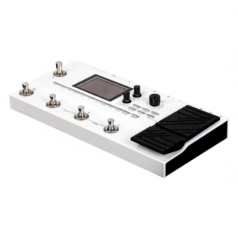 Guitar Multi Effects Pedal: White UK Plug, Professional Versatile With 180+ Effects, Advanced Modeling Tech - High-Definition Cab Experience, Tone Capture Function for Professional Musicians & Guitar - Image 1
