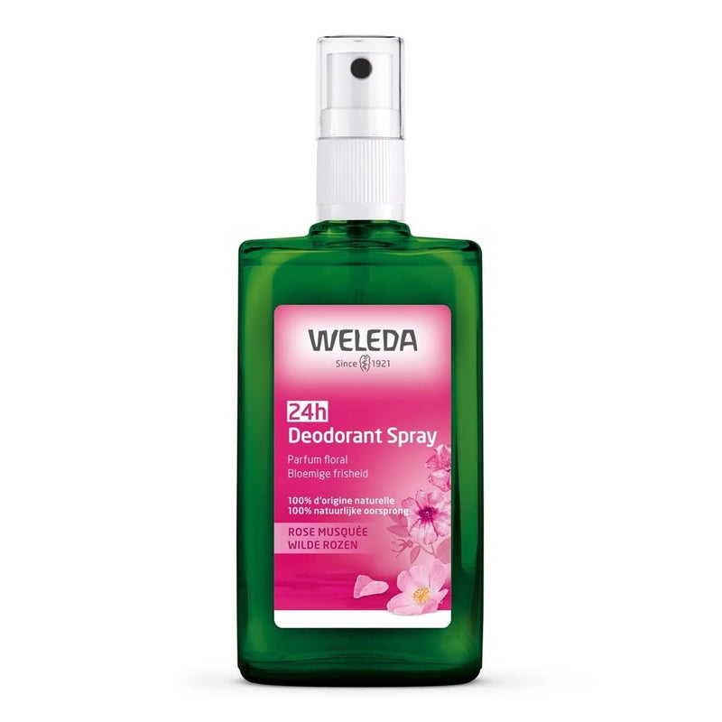 Weleda Deodorant Spray, Wild Rose, 3.4 Oz, 3.4 Ounces - Image 1