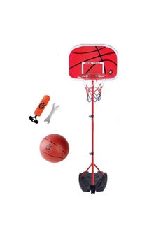 JSAITOYS Home Sport Shooting Play Movable Height 1.6m Basketball Hoop Stand Indoor Toys For Children  - Image 1