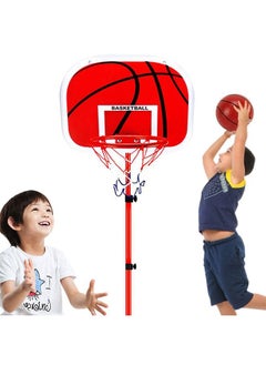 JSAITOYS Home Sport Shooting Play Movable Height 1.6m Basketball Hoop Stand Indoor Toys For Children  - Image 2