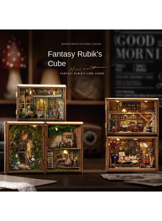 الأزرق جي دبليو MINI Fantasy Cube سلسلة MINI Fantasy Cube ، ملحقات غير مقطوعة بالورق قابلة للقلب - Image 3