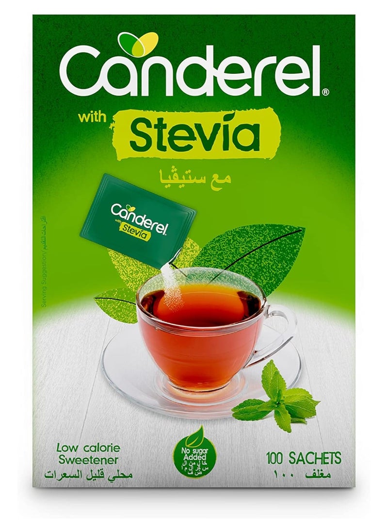 Canderel Canderel Stevia 100 sachets 