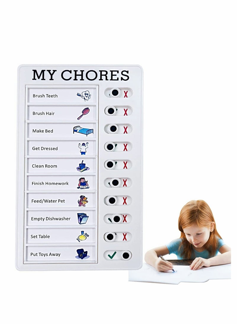 Chore Chart, Daily to Do List, Memo Checklist Board - Image 1