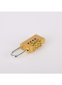 Weather Forecast Gold 4 Digit Resettable Combination Cabinet Luggage Bag Lock Padlock CIN533  - Image 2