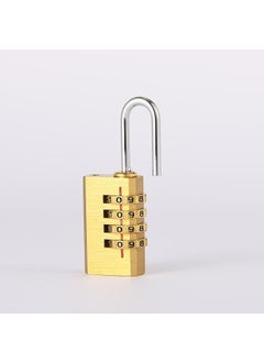 Weather Forecast Gold 4 Digit Resettable Combination Cabinet Luggage Bag Lock Padlock CIN533  - Image 3