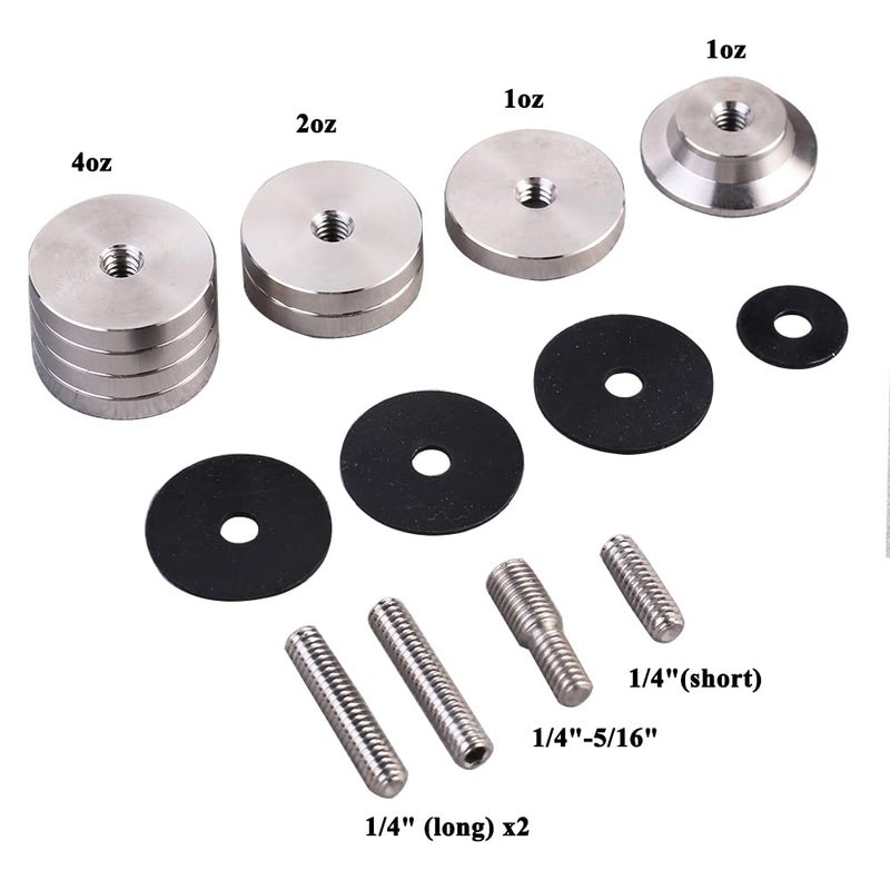 BICASTER Archery Stabilizer Weights Stainless Steel Total 8 Ounces - Image 2