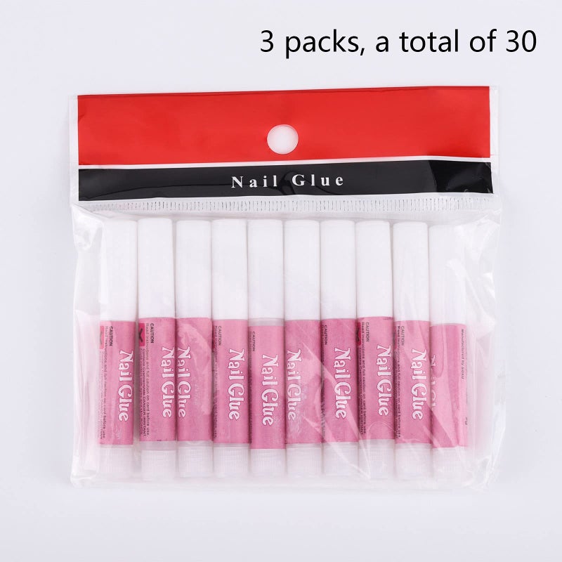 Ohlove 30PCS Nail Glue for Acrylic Press On Nail Tips Adhesive Super Bond for DIY Nail Art, 2g/pc - Image 4